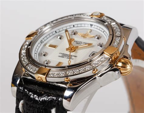 breitling damenuhr gold gebraucht|breitling galactic damenuhren.